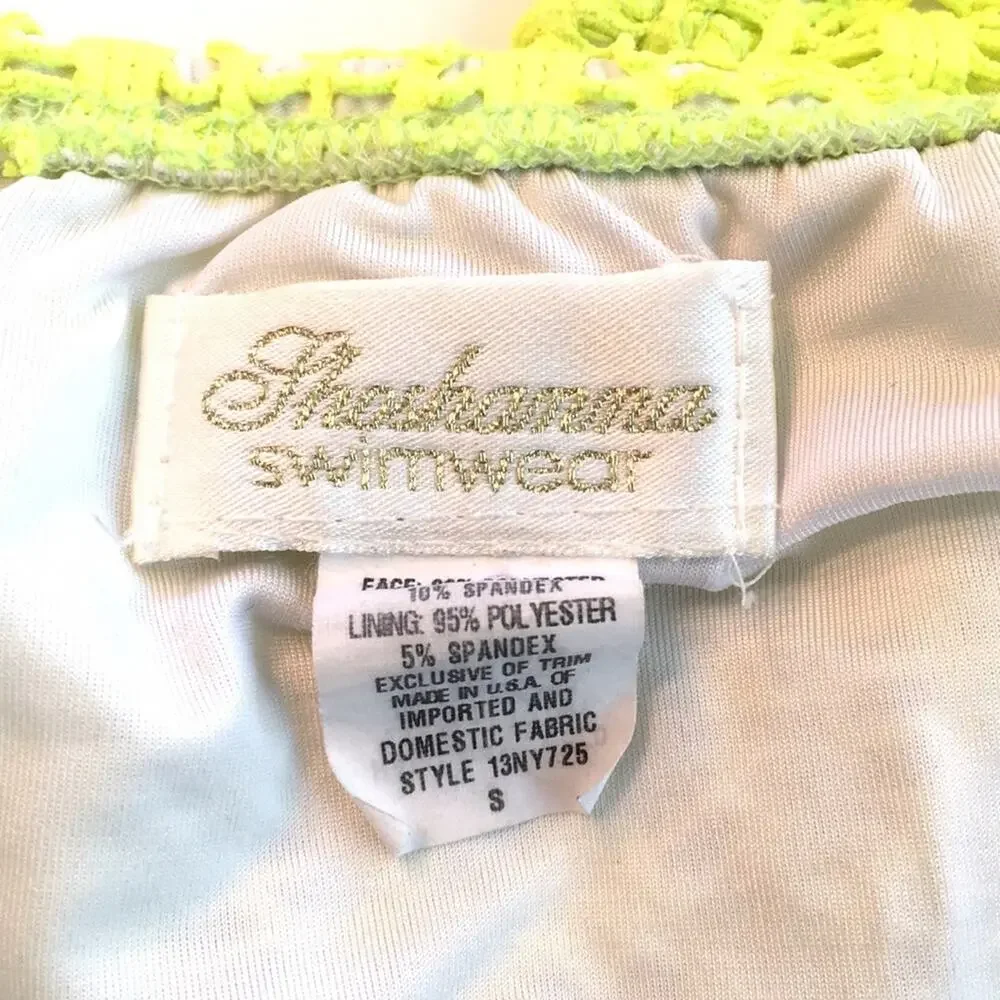 Shoshanna for Anthropologie bikini EUC yellow sz Small